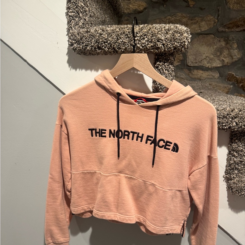 The North Face Cropped Light Pink Jacket
